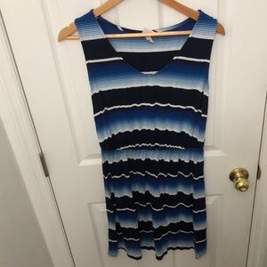 Merona striped dress/beach cover-up